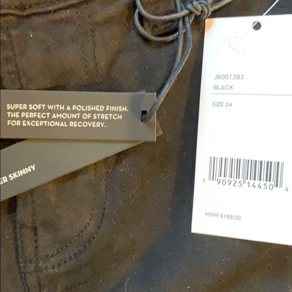 J Brand 485 Mid-Rise Super Skinny in Luxe Sateen - Picture 6 of 8